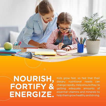 Zahler - Chapter One Kids Multivitamin Gummy with 13 Vitamins & Nutrients (60 Flavored Gummies) - Certified Kosher Kids Vitamins Including Vitamin C, D3, Zinc & More - Delicious Multivitamin Gummies