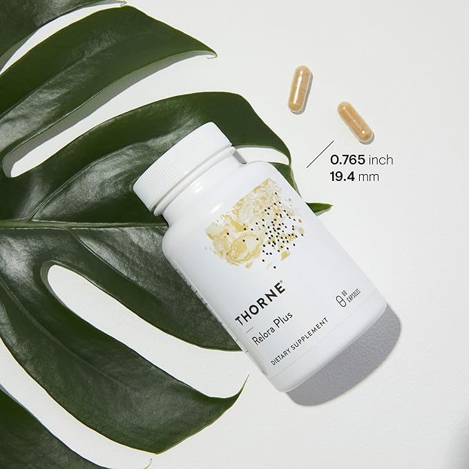 THORNE Craving and Stress Support (Formerly Relora Plus) - 5-MTHF, B Vitamins, Folate, and Plant Extracts to Support Sleep, Cravings, and Stress - 60 Capsules - 30 Servings