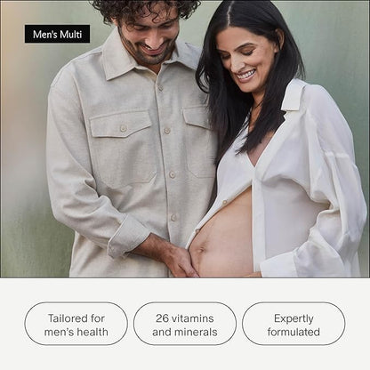 Needed. Multivitamin for Men - 25 Optimal Nutrients for Fertility & Men's Health - Mens Multivitamin with Vitamin D3 2000IU, B12 Vitamins, 200 MCG Selenium - Men's Fertility Supplement, 30 Day Supply