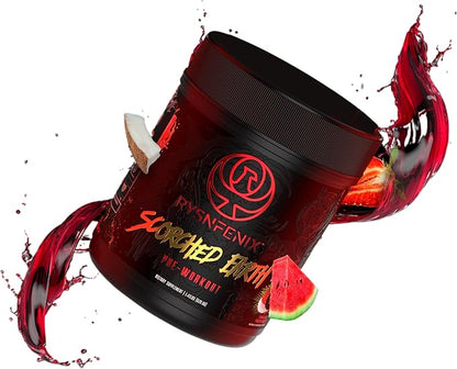 Scorched Earth Pre Workout Powder - Energy & Focus with Dual-Source Caffeine, Nootropics | Pumps from Citrulline, Beta Alanine, Nitrosigine®, GlycerPump™ (Tiger's Blood)