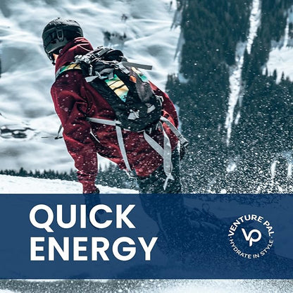 Venture Pal Chewable Electrolyte Tablets, Fast-Dissolve Sugar-Free Stick Salt Tablets - Variety Pack for Rapid Hydration, Outdoor Running, Hiking, Sports | Keto & Vegan Friendly | 80 Count (4 Pack)