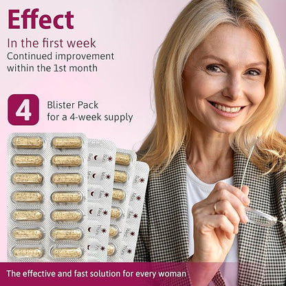 Femarelle Recharge Menopause Supplements for Women - Hot Flashes, Night Sweats, Sleep Relief During Menopause Transition - Non Hormonal Vitamins to Support Hormone Balance - 1 Month Supply