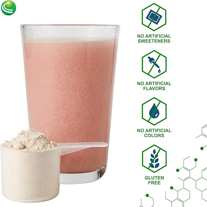 Nutra Biogenesis - BioInflaMax Berry Powder - Pea, Chlorella & Rice Protein Plus Multivitamin/Minerals, White Willow Bark & Proteolytic Enzymes - Gluten Free - 1.7 Pounds