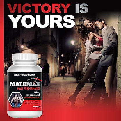 Perform- Male Supplement- Men Add 1-3 Inches Fast- All Natural, Lab Tested for Purity- No Banned Substances- 60 Tablets