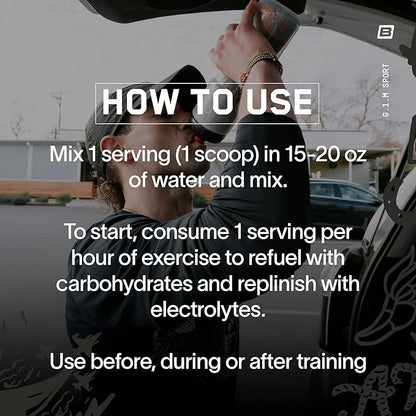 BARE PERFORMANCE NUTRITION, BPN G.1.M Go One More Sport, Endurance Training Fuel, Fruit Punch, Superior Carbohydrate Source & Electrolyte Formula, Reduce Fatigue, 25 Servings