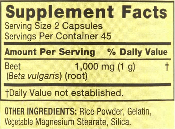 Spring Valley Beet Root 1000mg | Beet Root Capsules Organic | Super Beets Capsules | 90 Count Bundle with Lual's 45 Diabetes Decoded
