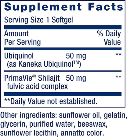 Life Extension Super Ubiquinol CoQ10 with Enhanced Mitochondrial Support, Heart Health Supplement, Maximum Absorption, 50 mg, Non-GMO, Gluten-Free, 100 softgels