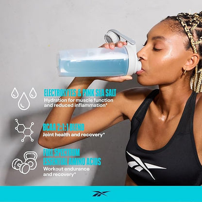 Reebok ReeCover BCAA + EAA + Electrolytes | 8g EAAs, 5g BCAAs, Hydration Matrix | Muscle Recovery, Strength | Post-Workout Support | 30 Servings | Rocket Moon Pop