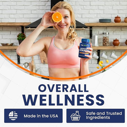 Liposomal Vitamin C 1450mg - 180 Capsules Ultra Absorption Ascorbic Acid VIT C Supports Immune System Fat Soluble Antioxidant & Collagen Booster Compare to Vitamin C 1000mg or 500mg Non-GMO Vegan