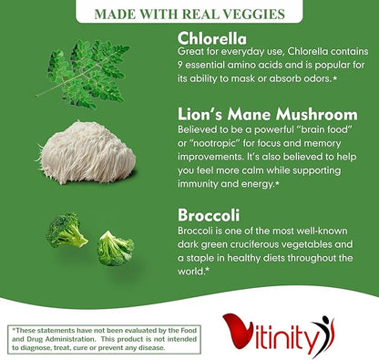 Made with Real Super Veggies Delicious Gummy Supplement,Men,Women & Kids(60 Chews),30 Veggies,Herbs,Fruit and Vegetable Vitamins,Non-GMO,Pectin-Based,Gluten-Free,No More Pills (30 Day Supply)