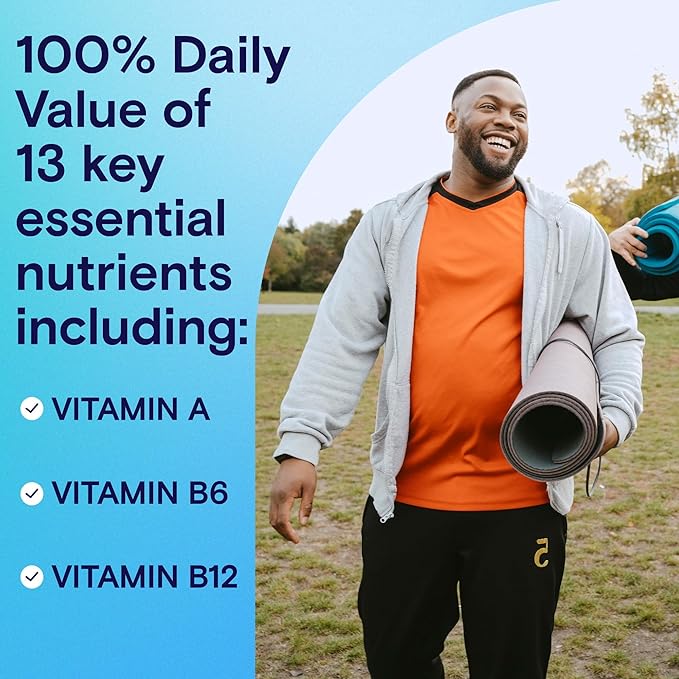 One A Day Men’s Multivitamin Daily Essentials, Multivitamin for Men Tablet, Supports Healthy Muscle Function, Physical Energy, and Immune Health with Vitamin B12, Vitamin C, and Zinc, 150 Count