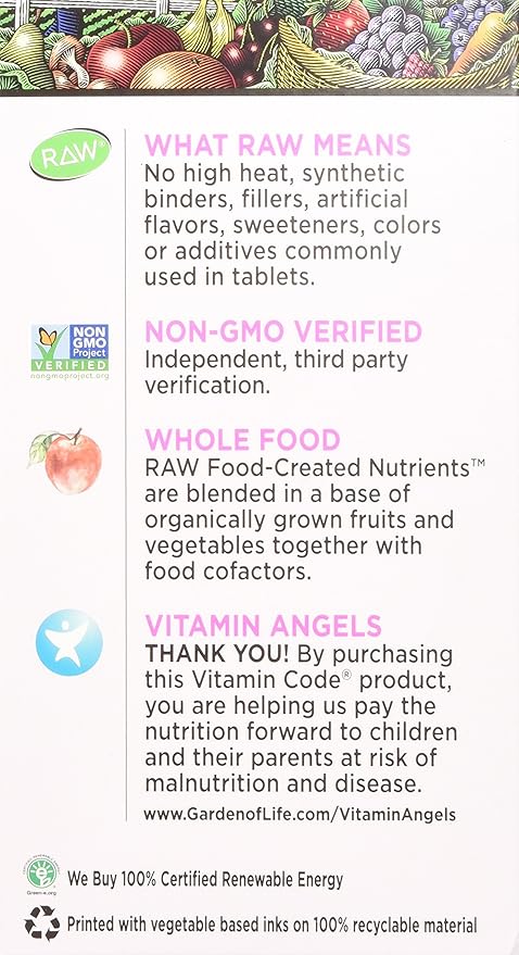 Garden of Life Vitamin Code Raw 50 and Wiser Women's Multivitamin[2 packs of 240 each]