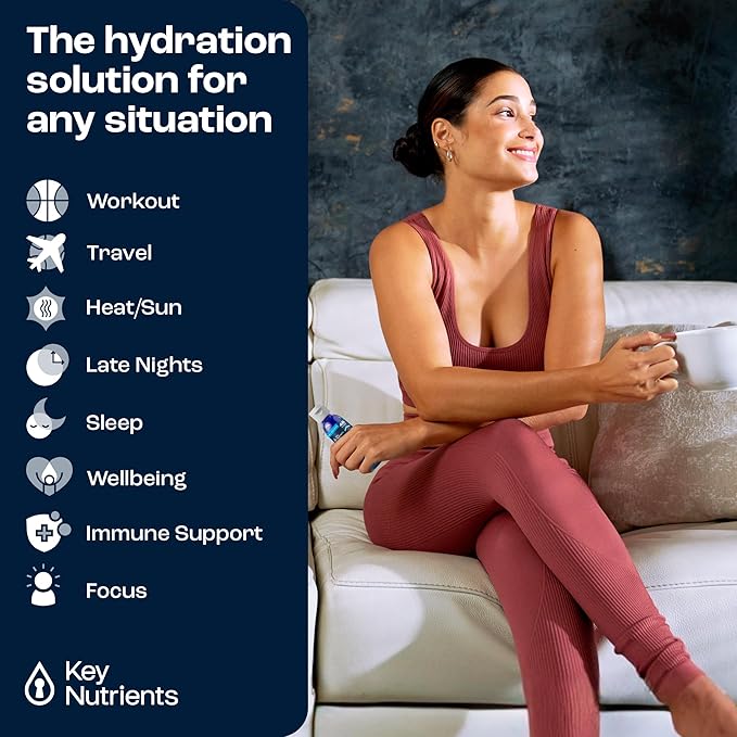 KEY NUTRIENTS Trace Minerals Liquid Electrolytes Rapid Hydration & Muscle Recovery 4oz - 72 Trace Minerals, Unflavored Electrolyte Drops for Drinking Water, Sodium Post Workout & Recovery, 48 Servings