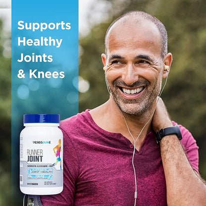 Runner Joint Support Supplement - Healthy Knees, Back, Cartilage, & Joints – Glucosamine Chondroitin MSM- GMP Certified Running Supplements and Joint Support for Athletes – 90 Capsules
