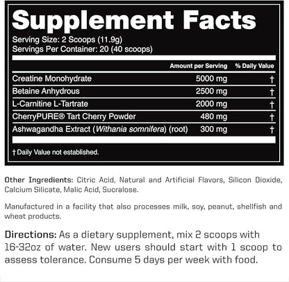 Outwork Nutrition Recovery Supplement, Post Workout Recovery Powder & Muscle Builder for Men and Women, Recharge Muscles After Gym, Backed by Science, Green Apple, 240 Gr