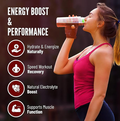 B.rad Superfruits Hydration & Electrolyte Beverage | Nature's Perfect Energy Drink | Freeze-Dried High-Antioxidant Tropical Fruit Powder | 10.8 Ounces, 30 Servings