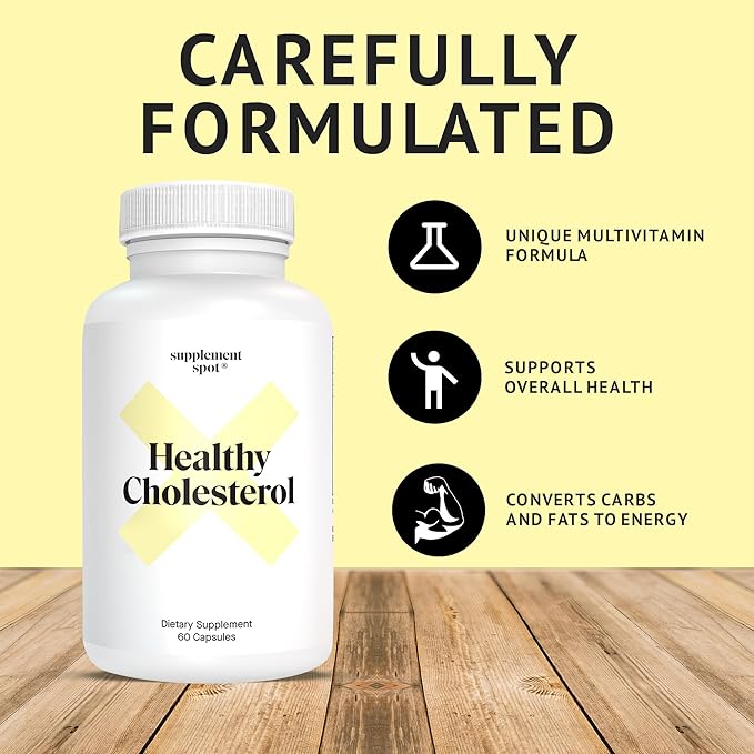 Choless Control Supplement – Vitamin B3, Beta Sitosterol, Niacin, & Cayenne Pepper Supplements – Choless Supplements (60 Capsules)