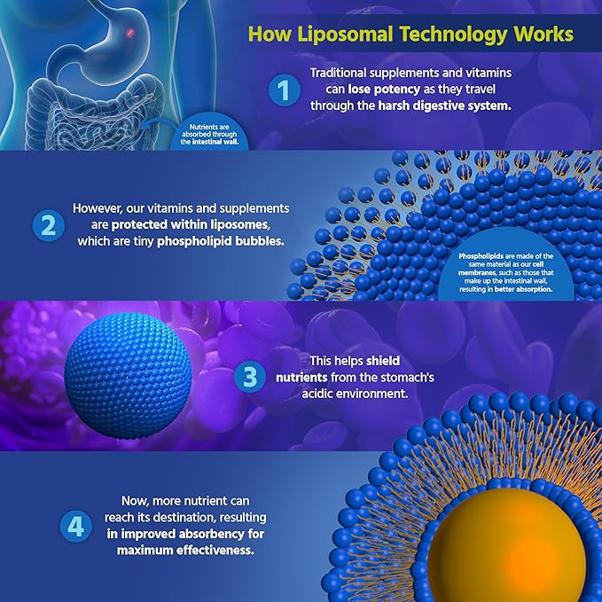 Liposomal Vitamin C 1000mg by Core Med Science, 270 Softgels - Non-GMO Natural Liposomal Vitamin C Supplement That Promotes Healthy Skin - Immune System Booster for Adults, Supports Collagen Formation