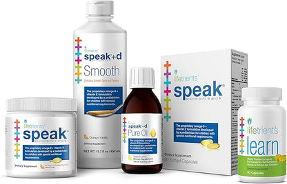 – Speak+d Twist-Off Softgels – Natural Orange – 60 Softgels – Pediatrician Formulated to Support Children with Special Nutritional Requirements – Enhanced with Omega-3, Vitamin E’s & D3