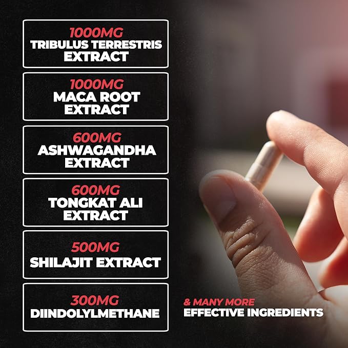 Rebirth PCT Supplement for Men, Most Stacked & Complete Post Cycle Therapy Formula - Science-Backed Ingredients & Optimal Dosages, Supercharge Recovery & Maintain Gains from Your Cycle (270 Capsules)