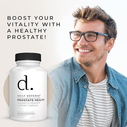 Prostate Health Supplements for Men - Prostate Supplements with Saw Palmetto Powder, Vitamin E, Zinc, Mushrooms, Pumpkin Seed - Prostate Support Dietary Supplement for Men, 90 Ct