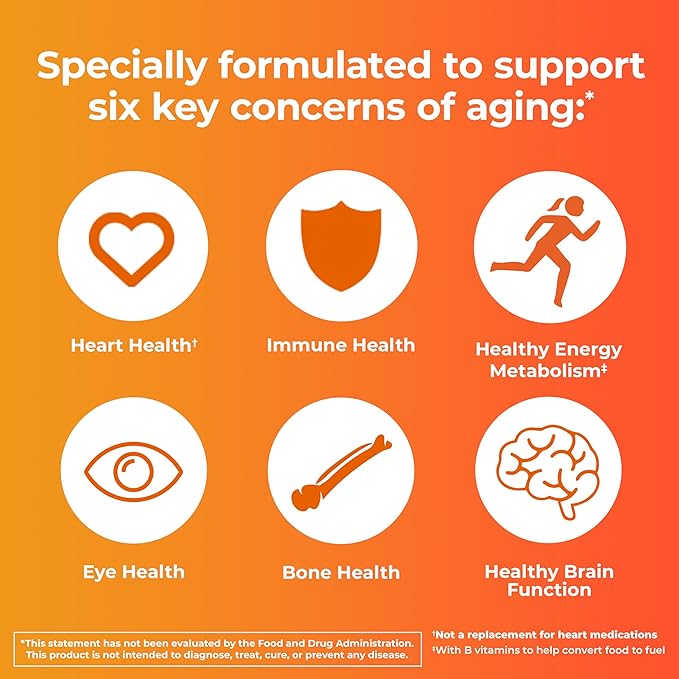 One A Day Women’s 50+ Multivitamins Tablet, Multivitamin for Women with Vitamin A, C, D, E and Zinc for Immune Health Support*, Calcium & more, 200 Count