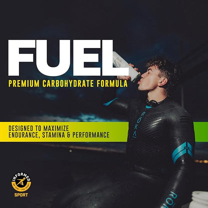RAW Fuel, Premium Endurance Supplement Powder, Lemon Lime (60 Servings) - Peak Performance, Hydration & Stamina During Workouts, Training or Competition - 24g of Carbohydrates & 300mg of Sodium