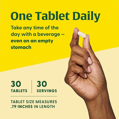 MegaFood Vitamin D3 2000 IU (50 mcg) - Vitamin D Supplements with Real Food, Immune Support, Supports Bones, Teeth & Muscles, Vegetarian, Certified Non-GMO, Kosher – 30 Tablets, 30 Servings