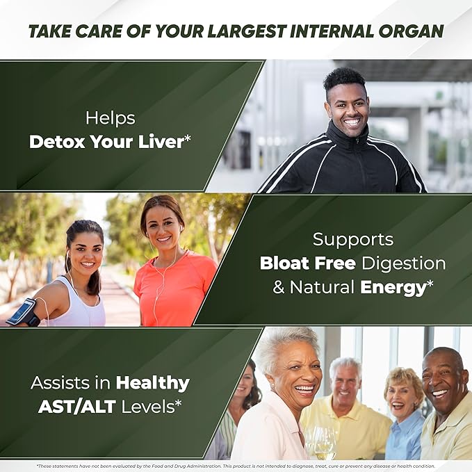 Sandhu's Liver Renew Cleanse Detox, Repair & Support |70 Capsules (Pack of 2)| 2 Months+ Supply| Herbal Supplement for Liver Health| Milk Thistle Dandelion Root with 9 Minerals