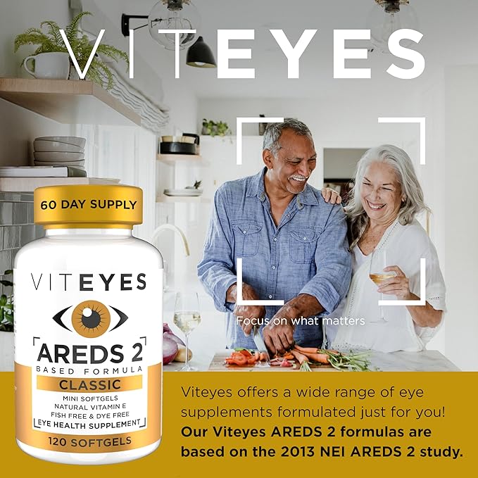 VITEYES® AREDS 2 Softgels, 120 Count - Single Daily Dose Eye Vitamin