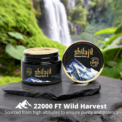 Purified Gold Standard Shilajit Resin - Authentic Himalayan, Organic Supplement with 85+ Trace Minerals - All Natural Multivitamin and Wellness Supplement - 30 Grams
