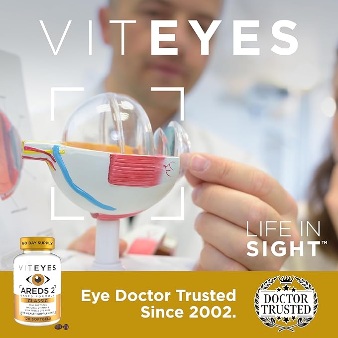 VITEYES® AREDS 2 Softgels, 120 Count - Single Daily Dose Eye Vitamin
