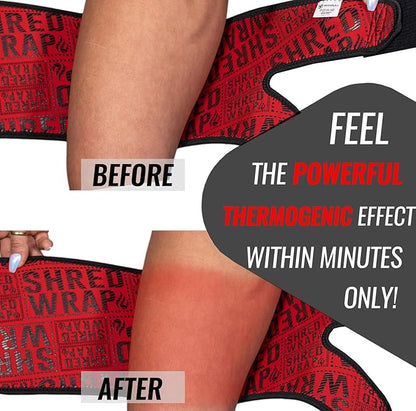 Iron Bull Strength Shred Wraps for Arms - Thermogenic Arm Trimmers for Weight Loss - Premium Fat Burning Bands with Slimming Technology - Arm Body Wraps Toner and Shaper