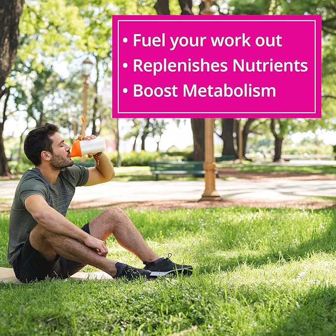 INVIGOR8 Superfood Grass Fed Whey Protein Isolate Shake Natural Strawberry Gluten-Free and Non GMO Meal Replacement with Probiotics and Omega 3 (645g)