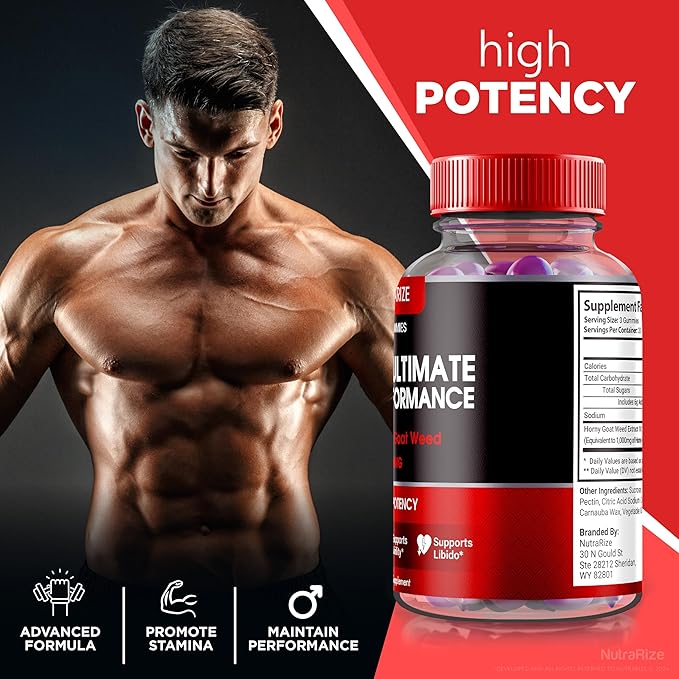 Primal Ultimate Gummies, Official PrimalUltimate Performance Supplement, The Key to Regain Confidence, Premium Gummy, Official Prime Ultimate Reviews (60 Gummies)