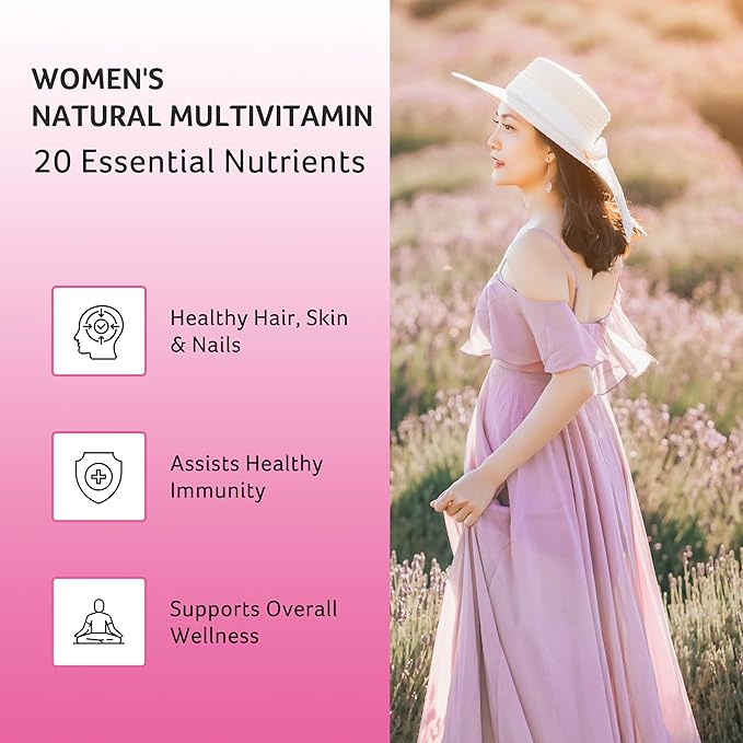 Best Multivitamin for Women | Completely Women's Multivitamins & Multiminerals with Over 20 Vitamins A, C, D, E, B12, Zinc & More Vitamins for Women | Energy, Focus & Immune Health. 120 Capsules