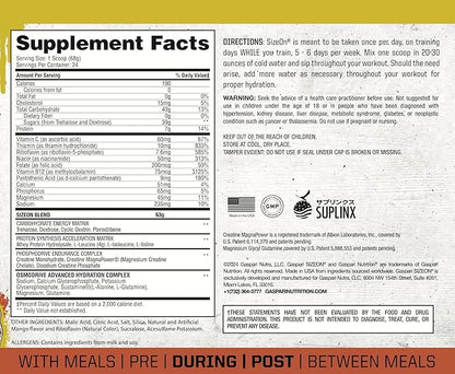 Gaspari Nutrition SizeOn, The Ultimate Hybrid Intra-Workout Amino Acid & Creatine Formula, [海外直送品] サイズオン マキシマムパフォーマンス Hide's マンゴースプラッシュ (3.59 Pound, Mango Splash)