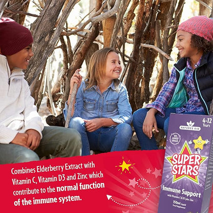 NATURES AID Super Starz Immune Support, 150 ML