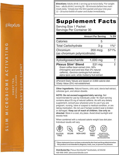 Plexus Slim Microbiome Activating Sweet Tea