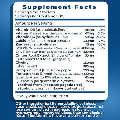 Real Health The Prostate Formula - Prostate Supplements for Men, Prostate Health, Prostate Relief, Saw Palmetto for Men, Prostate Vitamins - 270 Count