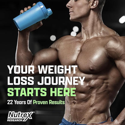 Nutrex Lipo 6 Nighttime Fat Burner | Melatonin Sleep Aid & Weight Loss Diet Pills for Men and Women | Night Time Metabolism Booster Appetite Suppressant | 30 Servings (1)