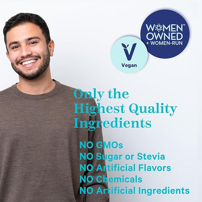 Blue Stork Men's Fertility Tea: Organic Fertility Supplements for Men, Green Tea, Maca Root, and Ginkgo Biloba for Male Reproductive Health, Mint, 15 Sachets