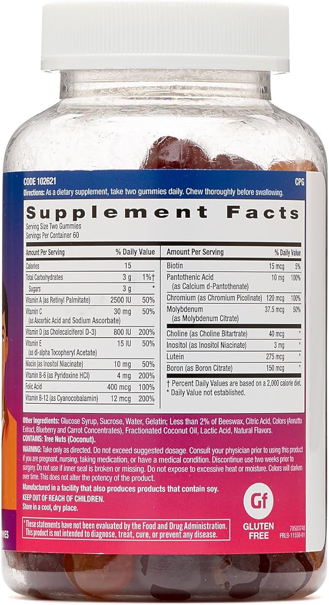 GNC Milestones Teen Gummy Multivitamin for Teens 12-17, 120 Gummies, Immune Support, Energy Production and Overall Health