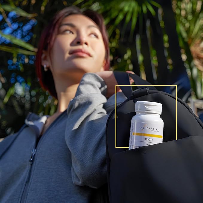 Integrative Therapeutics - CoQ10 (100mg) Coenzyme Q10 (Ubiquinone) Supplement - Supports Cardiovascular & Brain Health* - 60 Softgels