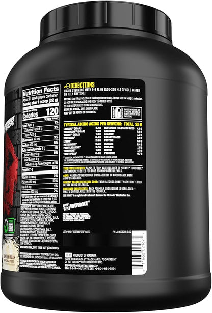 Mutant ISO Surge Whey Protein Isolate Powder Acts Fast to Help Recover, Build Muscle, Bulk and Strength, 5 lb - Cookies & Cream