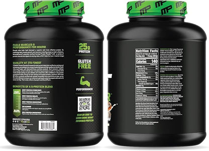 MusclePharm Combat Protein Powder, Chocolate Milk Flavor, Fuels Muscles for Productive Workouts, 5 Protein Sources including Whey Protein Isolate & Egg Albumin, Gluten Free, 4.2 lb, 52 Servings