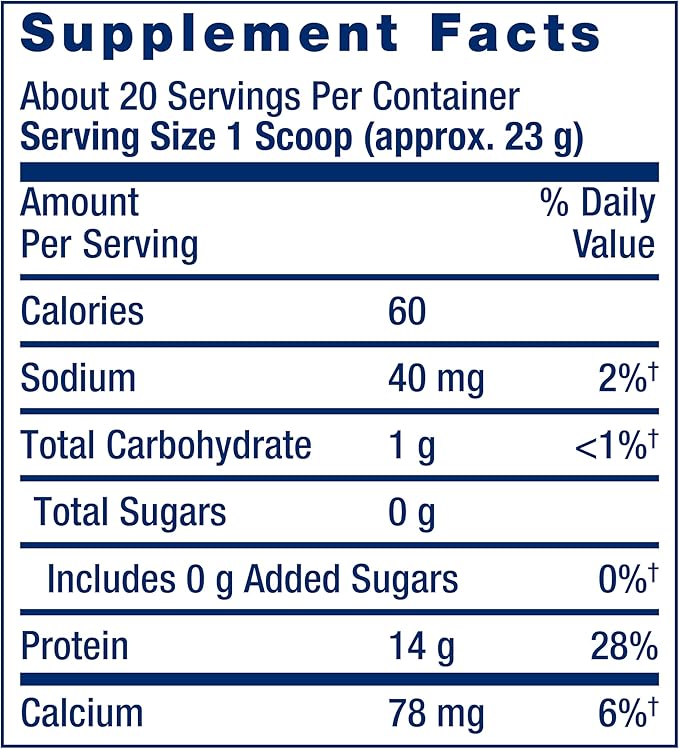 Life Extension Wellness Code® Advanced Whey Protein Isolate (Vanilla), creatine, glutamine, Mix for Muscle Growth & Immune Health, no Sugar Added, Gluten Free, Non-GMO, 454 Grams, 20 Servings