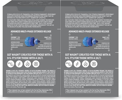 PERFORMIX - SST V2X - Pre Workout - 300 mg Caffeine - Energy Supplements - No Crash - Nootropic - Timed-Release for All Day Focus, Mood & Energy Boost - Men & Women - 80 Capsules