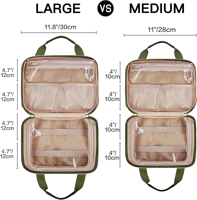 Leudes Travel Pill Bottle Organizer,Medicine Organizer and Storage,Home Medication Bag, Cases,Carrier for Pills,Vitamin,Fish Oil,Supplements for Women and Men (Medium, Army Green)