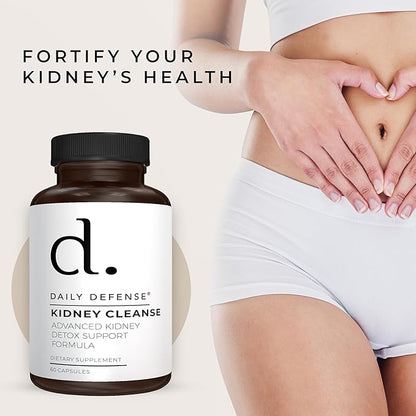 Kidney Support Supplement Kidney Cleanse & Detox Vitamins with Chanca Piedra, Astragalus Root, Cranberry Extract, Stinging Nettle Leaf, Horsetail Powder, Juniper Berry & More - 60 Caps